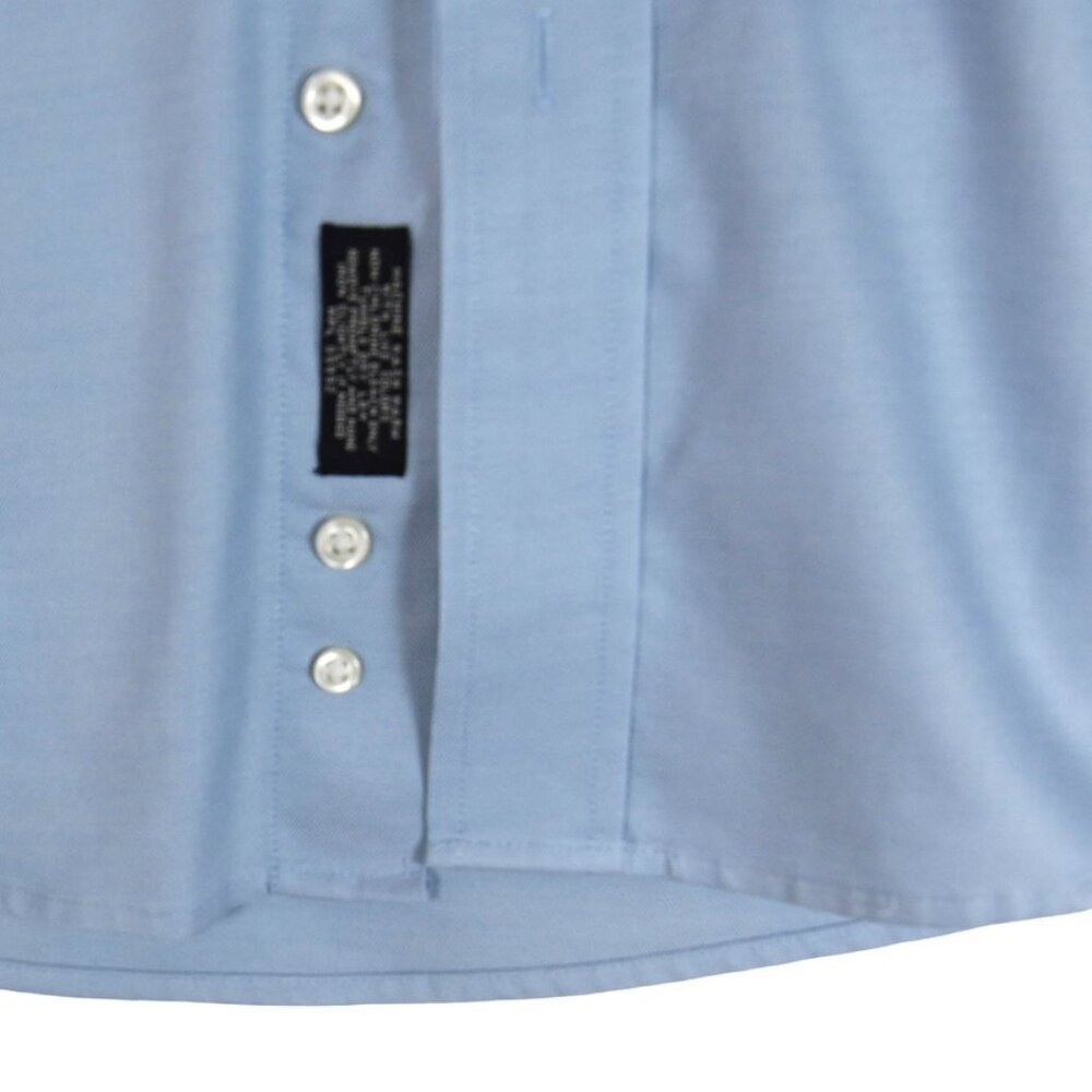 Jos A Bank Blue Button Down Shirt Fits XL Mens Preppy Classic Career Office - Picture 4 of 7